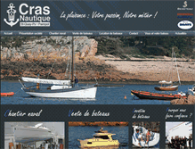Tablet Screenshot of cras-nautique.fr
